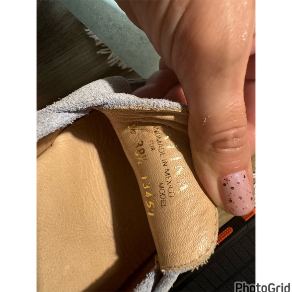 Patina Zoe Suede Blue Loafers - Picture 10 of 10